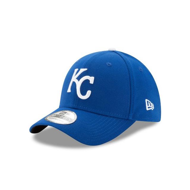 MLB Kansas City Royals Team Classic 39Thirty Stretch Fit (LUX2553) - Blue New Era Caps